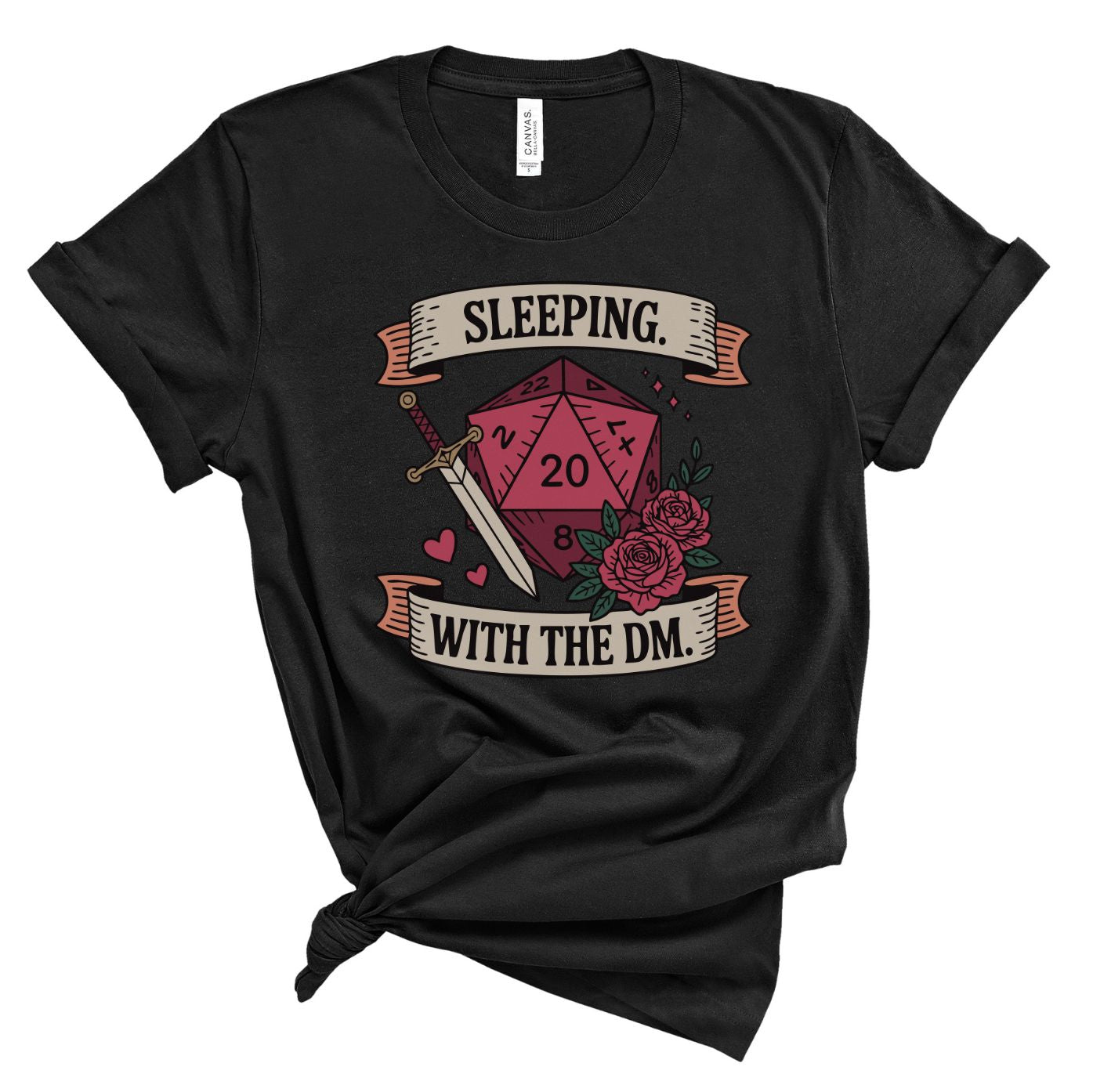 Women’s D&D T-shirt – Sleeping with the DM