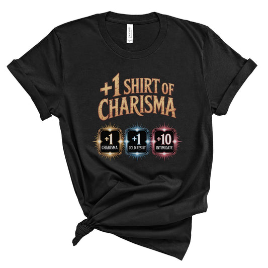 Women’s D&D T-shirt – +1 Shirt of Charisma