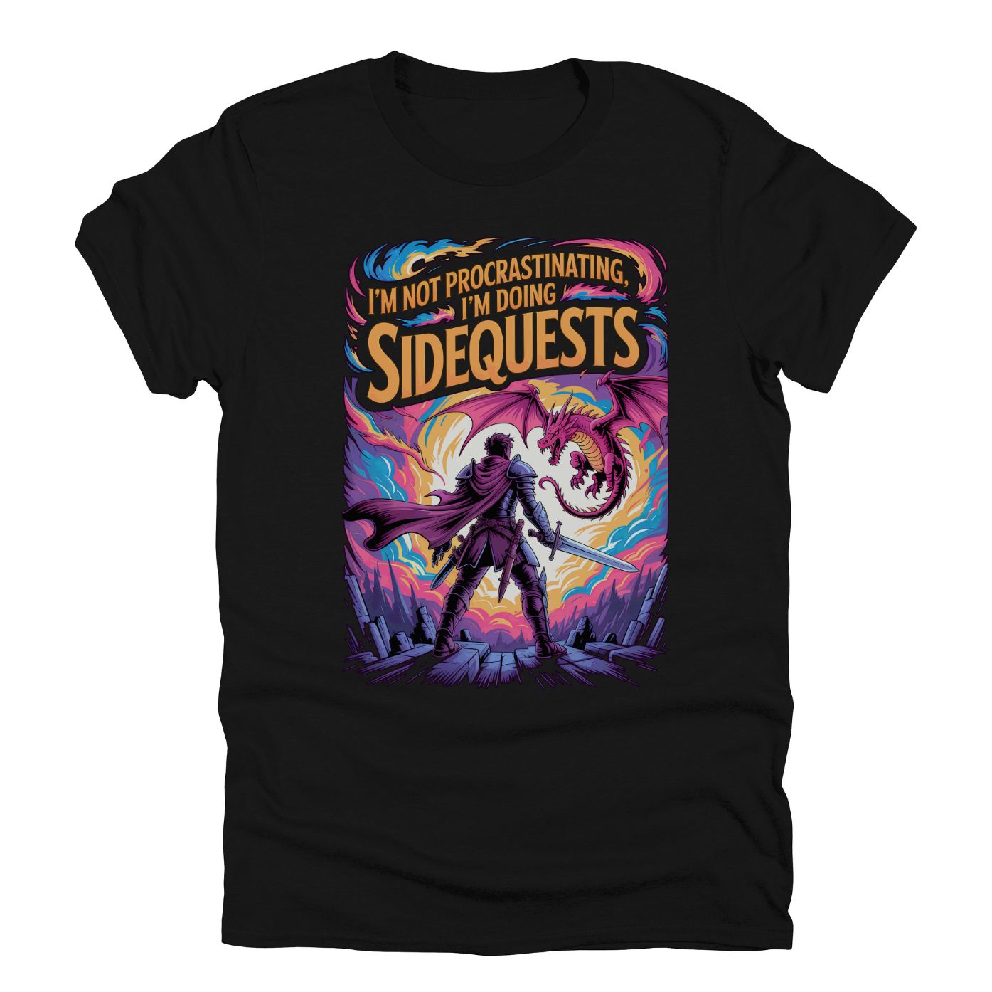 Men’s D&D T-shirt – Sidequests