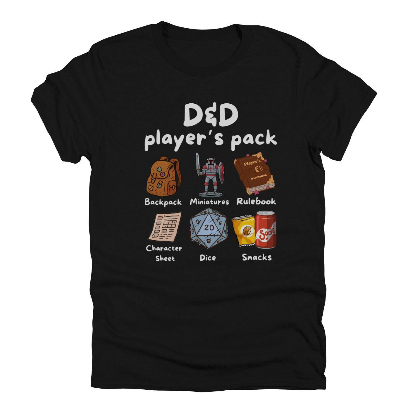 Men’s D&D T-shirt – D&D Player’s Pack