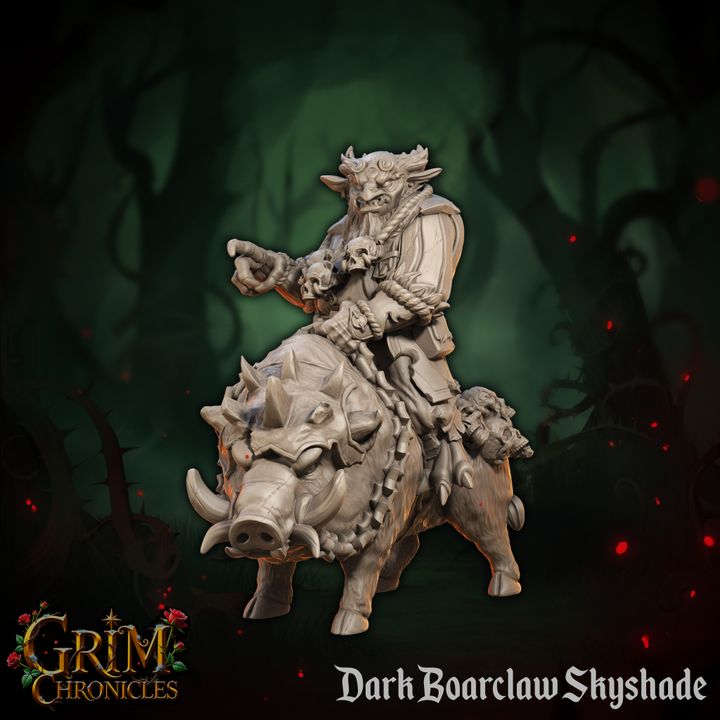 Grim Chronicles - Dark Dwarf Miniatures Set - 35mm