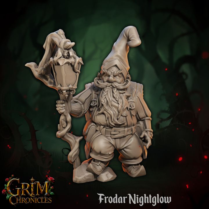 Grim Chronicles - Dark Dwarf Miniatures Set - 35mm