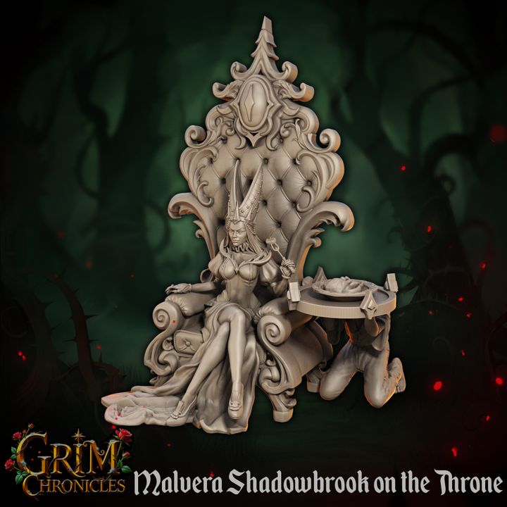 Grim Chronicles - Dark Court Miniatures Set - 35mm