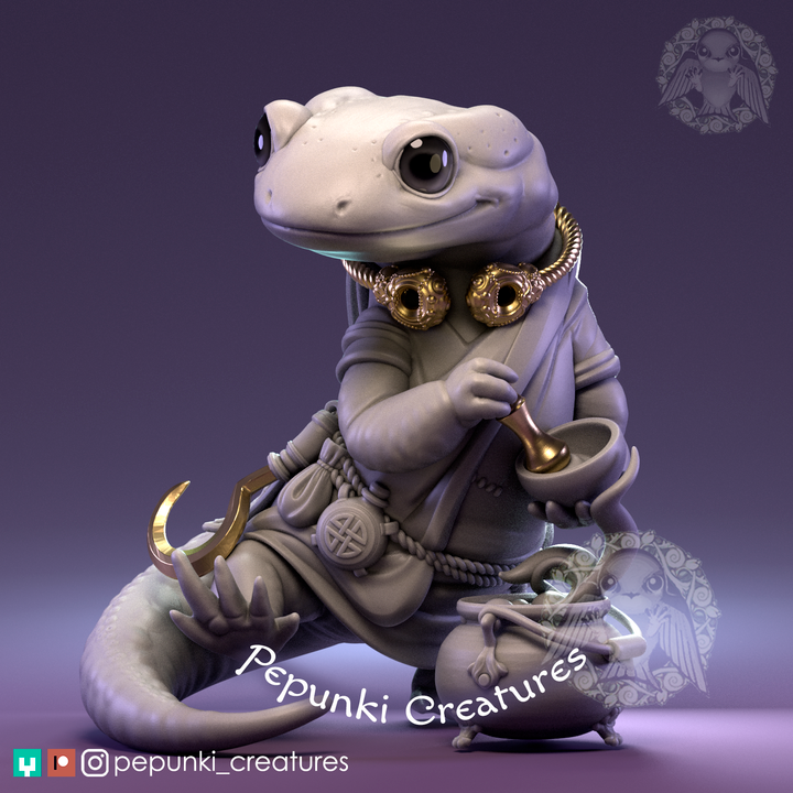 Salamander Celtic Druid - 69 mm