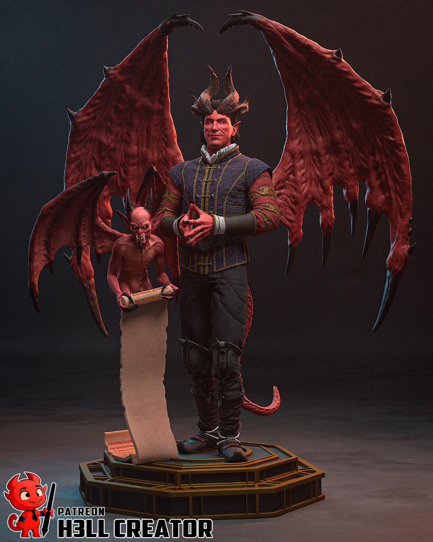 Highborn Demon Lord - 253mm