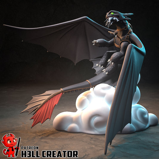 Moonshadow Dragon - 167mm